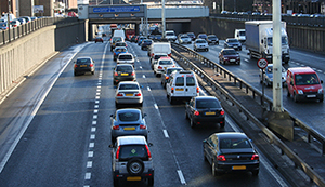 heavy glasgow traffic